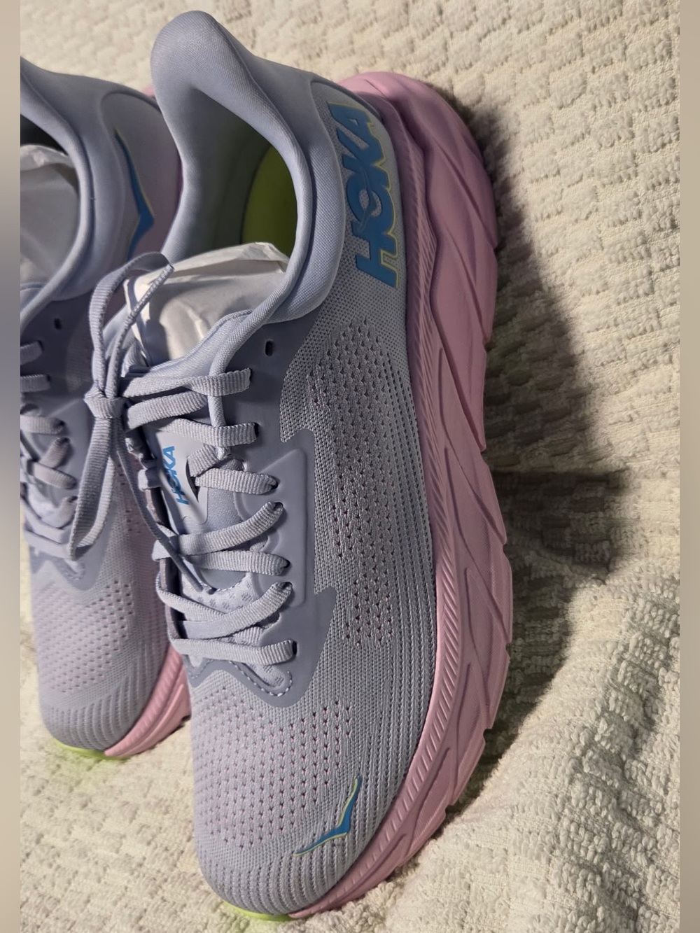 Hoka One One Lavender and Pink Women's Running Sneakers